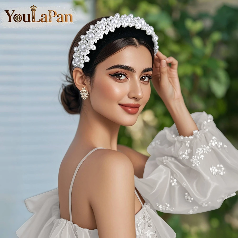YouLaPan Luxury Pearl Velvet Headband Bridal Hair Accessories Wedding Party Evening Prom Women Handmade Headpieces A284
YouLaPan Luxury Pearl Velvet Headband Bridal Hair Accessories Wedding Party Evening Prom Women Handmade Headpieces A284