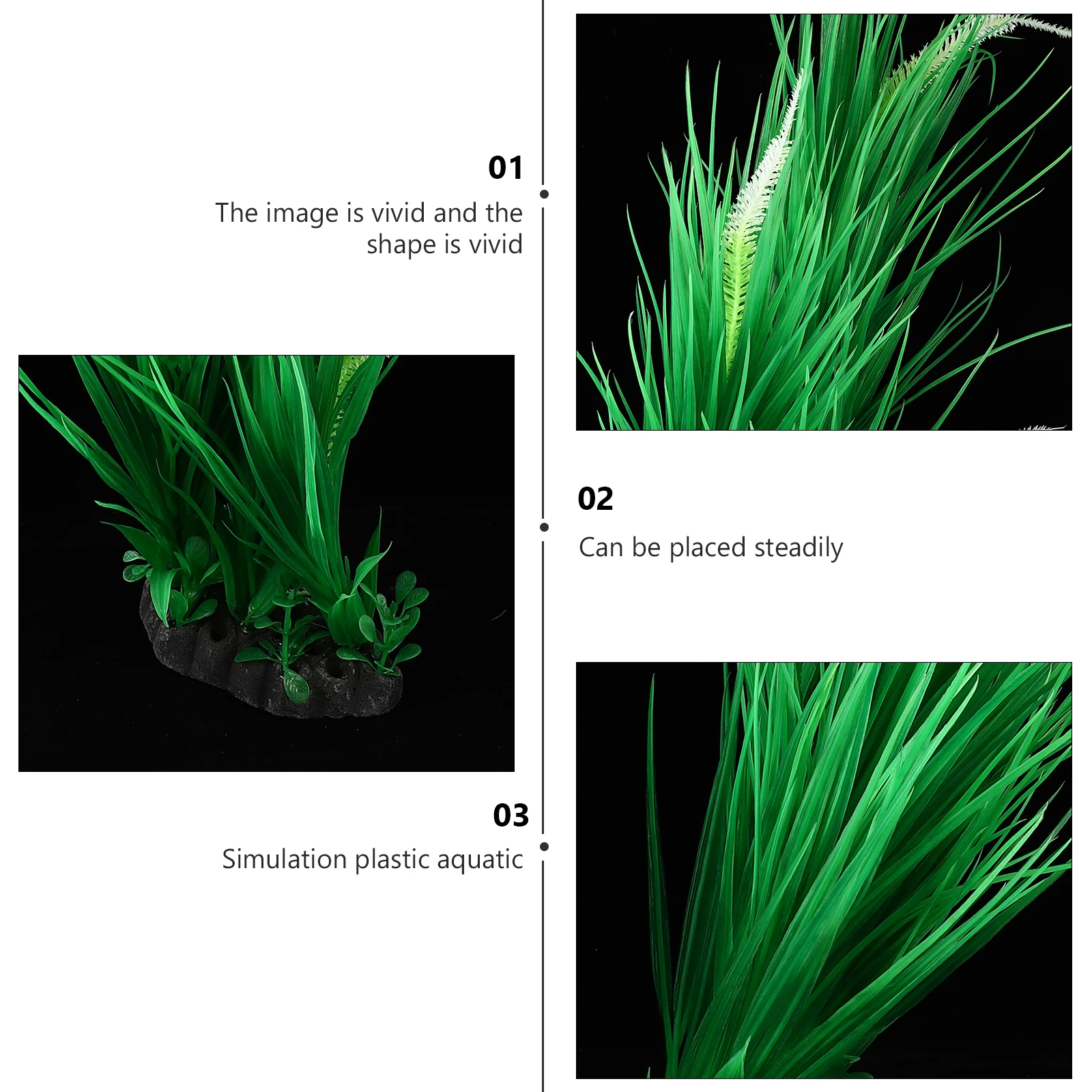 Artificial Aquatic Plants High Simulation for Fish Tank Decor Plastic Resin Vivid L Aquarium Pet Supplies
Artificial Aquatic Plants High Simulation for Fish Tank Decor Plastic Resin Vivid L Aquarium Pet Supplies