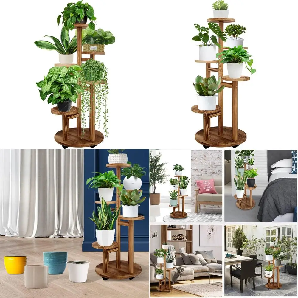 Многоярусная высокая подставка для растений (5 ярусов) для дома, деревянная полка-стеллаж для растений, многоуровневая подставка для цветочных горшков, напольная подставка для гостиной или балкона
Многоярусная высокая подставка для растений (5 ярусов) для дома, деревянная полка-стеллаж для растений, многоуровневая подставка для цветочных горшков, напольная подставка для гостиной или балкона