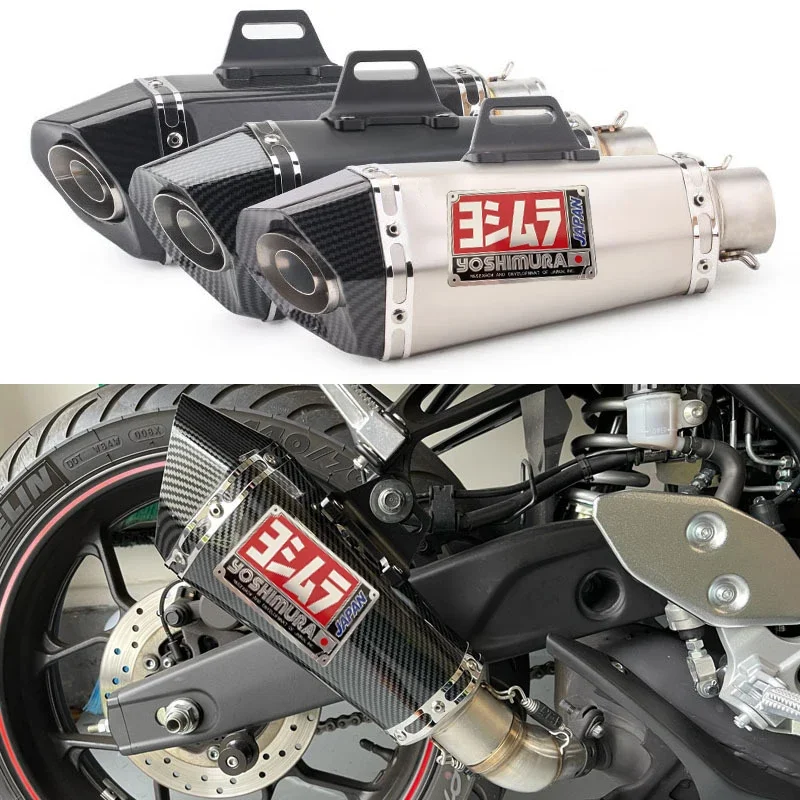 Universal 36-51mm motorcycle Yoshimura exhaust with Db killer stickers muffler for Z900 GSXR1000 SV650 R6 R3 ZX6R ZX10 K7 MT07
Universal 36-51mm motorcycle Yoshimura exhaust with Db killer stickers muffler for Z900 GSXR1000 SV650 R6 R3 ZX6R ZX10 K7 MT07