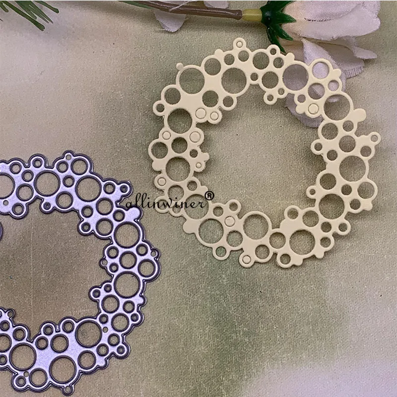 Circle bubble ring Metal Cutting Dies Stencils Die Cut for DIY Scrapbooking Album Paper Card Embossing
Circle bubble ring Metal Cutting Dies Stencils Die Cut for DIY Scrapbooking Album Paper Card Embossing