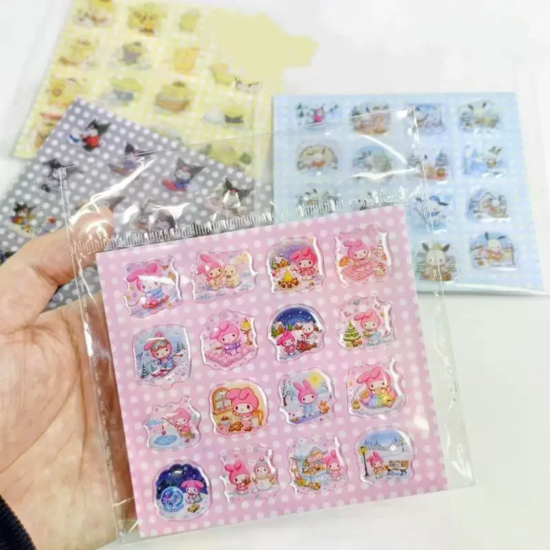 1/4Pcs Cute Cartoon Sanrio 3D Relief Stickers Reusable Patch For Scrapbooks Planner Journals Laptops Phone Case DIY Stickers
1/4Pcs Cute Cartoon Sanrio 3D Relief Stickers Reusable Patch For Scrapbooks Planner Journals Laptops Phone Case DIY Stickers