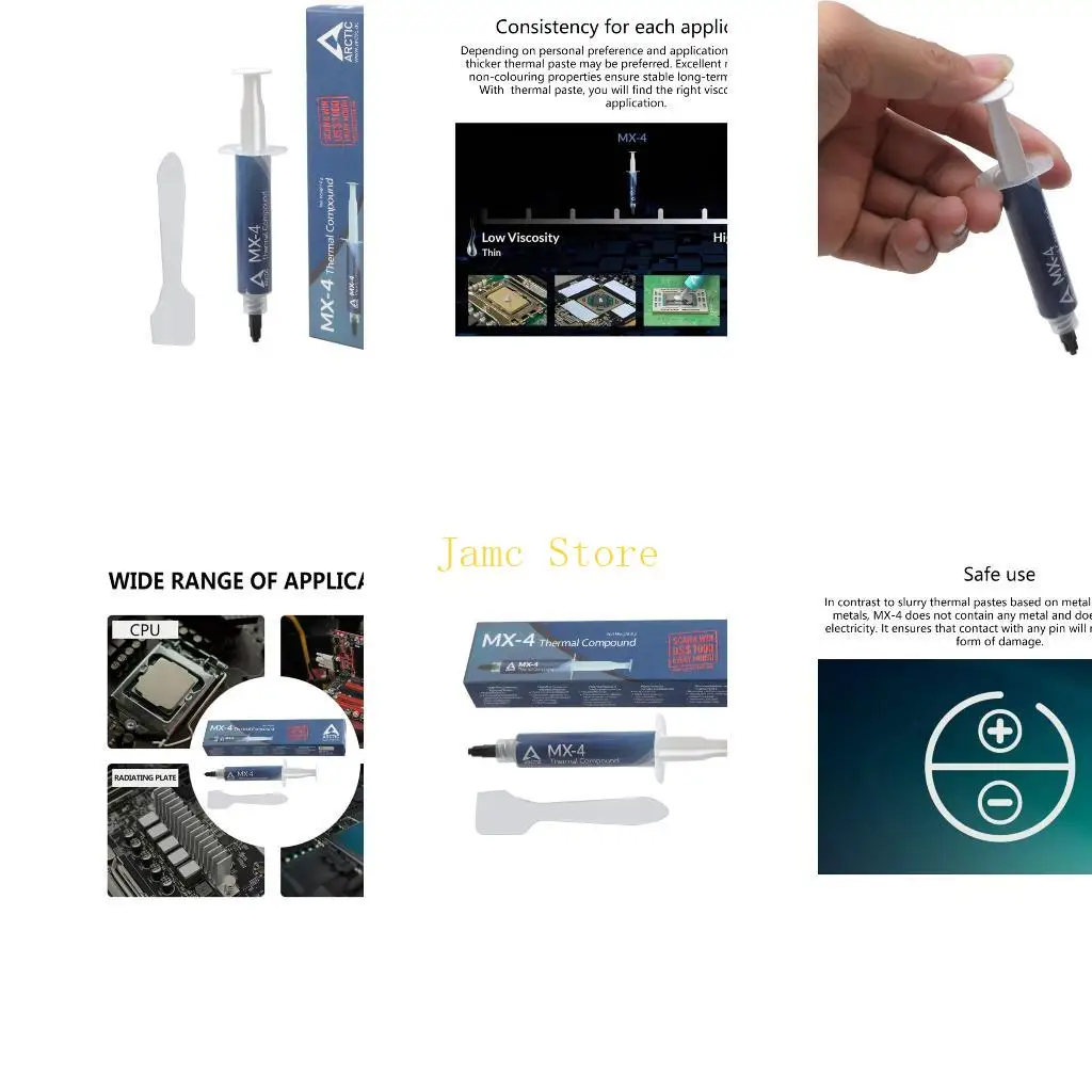 LX0B Thermals Conductives Adhesive 8g NonCuring Silicone Greases for Electronics Cooling System Optimization
LX0B Thermals Conductives Adhesive 8g NonCuring Silicone Greases for Electronics Cooling System Optimization