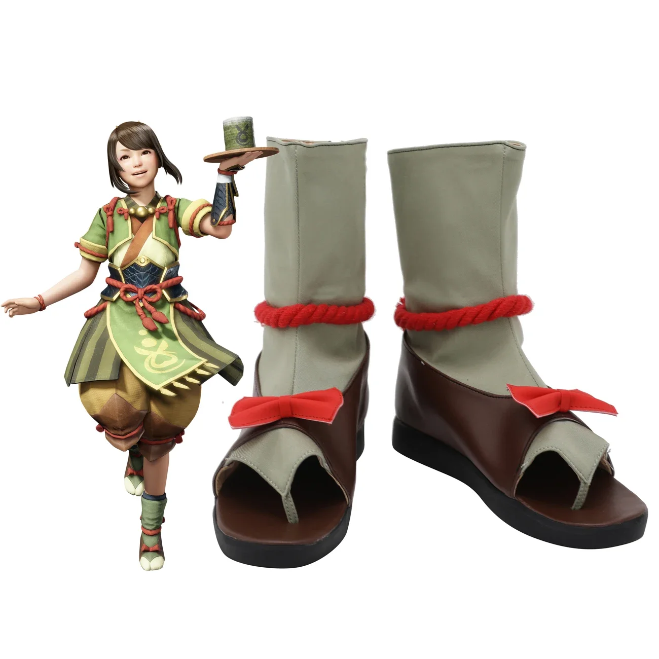 Monster Hunter Rise Yomogi Cosplay Boots Green Shoes Custom Made for Unisex
Monster Hunter Rise Yomogi Cosplay Boots Green Shoes Custom Made for Unisex