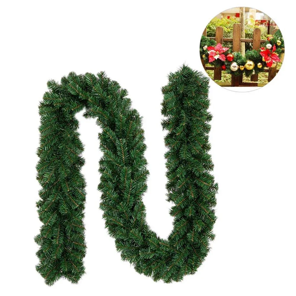 2.7M Pine Artificial Fir Wreath Christmas Artificial Green Garland Wreath Xmas Home Party Christmas Decoration Pine Tree Rattan
2.7M Pine Artificial Fir Wreath Christmas Artificial Green Garland Wreath Xmas Home Party Christmas Decoration Pine Tree Rattan