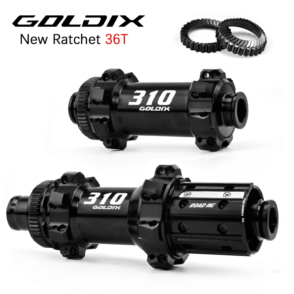 GOLDIX R310 24-Hole Centerlock Road Bike Hubset 36T Ratchet System Compatible with road HG XDR MS Bike freewheel 11/12-Speed
GOLDIX R310 24-Hole Centerlock Road Bike Hubset 36T Ratchet System Compatible with road HG XDR MS Bike freewheel 11/12-Speed