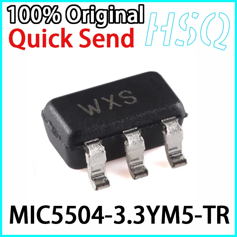 10PCS Original MIC5504-3.3YM5-TR Screen Printed WXS SOT23-5 LDO Voltage Regulator Chip in Stock
10PCS Original MIC5504-3.3YM5-TR Screen Printed WXS SOT23-5 LDO Voltage Regulator Chip in Stock