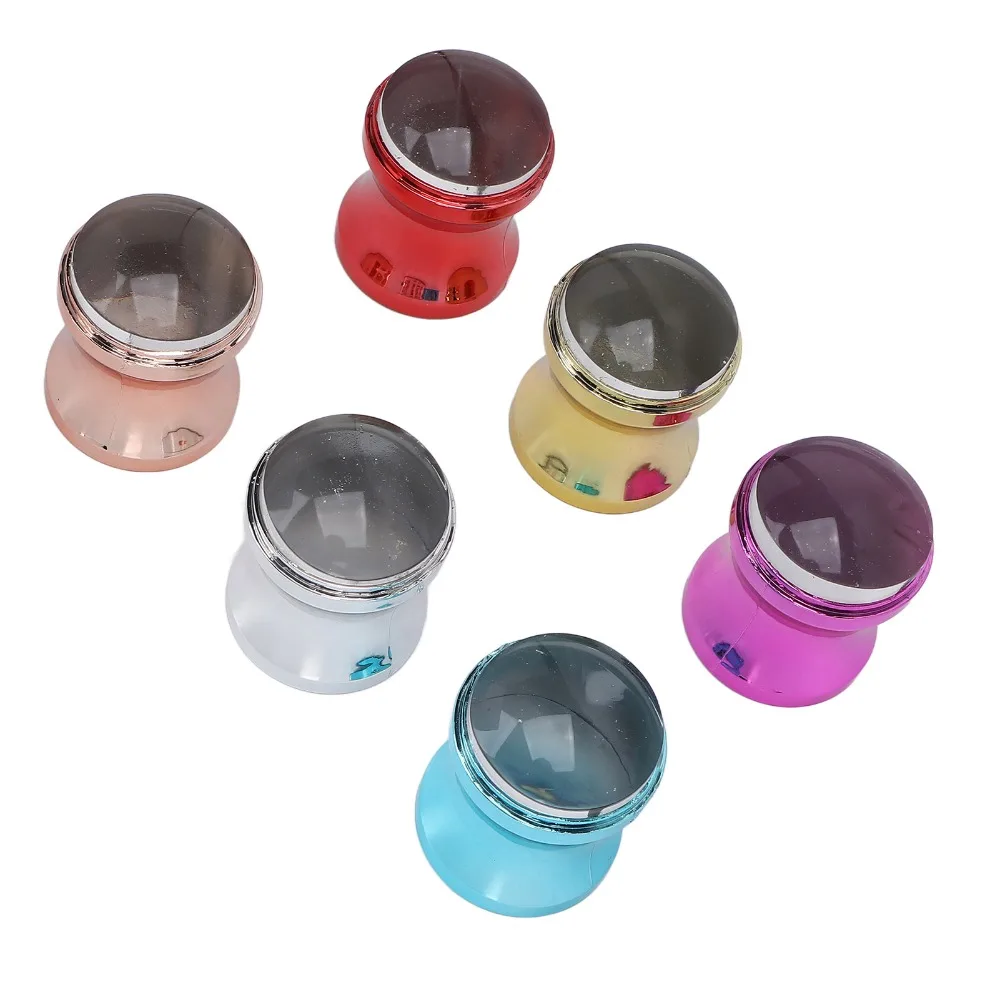 6pcs Transparent Nail Art Stamper Silicone DIY Nail Decoration Manicure Stamper Professional Stamping 6 Colors
6pcs Transparent Nail Art Stamper Silicone DIY Nail Decoration Manicure Stamper Professional Stamping 6 Colors