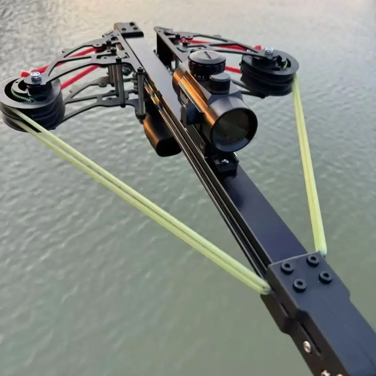 New Outdoor Composite Bow Continuous Steel Ball Metal Strong Slingshot High Precision Shooting Rubber Band Laser Slingshot
New Outdoor Composite Bow Continuous Steel Ball Metal Strong Slingshot High Precision Shooting Rubber Band Laser Slingshot