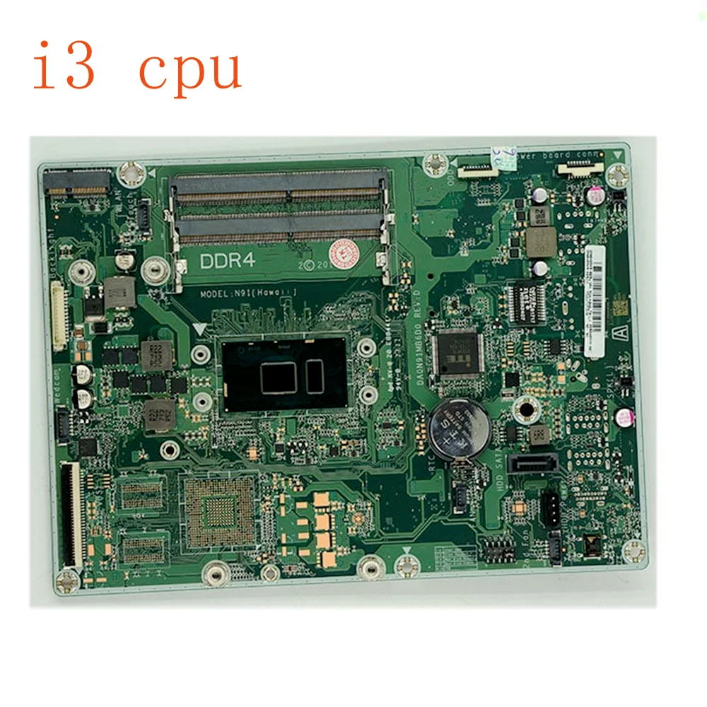 Fully tested AIO motherboard suitable for HP 20-C 22-B 24-G, DA0N91MB6D0, with I3-6100U core
Fully tested AIO motherboard suitable for HP 20-C 22-B 24-G, DA0N91MB6D0, with I3-6100U core
