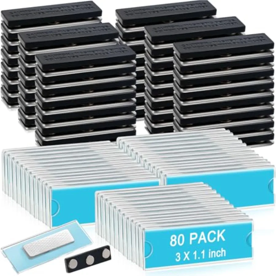 Pack Name Badge Magnets Kit Acrylic Magnetic Name Tag Holders with Blank Printable Paper Inserts 3 Magnets Clear Adhesive ID Ho
Pack Name Badge Magnets Kit Acrylic Magnetic Name Tag Holders with Blank Printable Paper Inserts 3 Magnets Clear Adhesive ID Ho