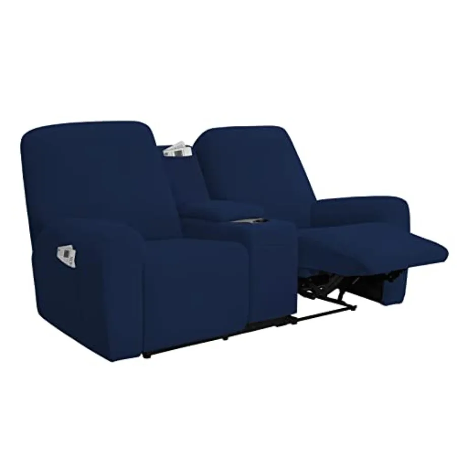 Stretch Recliner Loveseat Cover with Center Console Sofa Slipcover Soft Fitted Fleece 2 Seats Couch with Holder and Storage Was
Stretch Recliner Loveseat Cover with Center Console Sofa Slipcover Soft Fitted Fleece 2 Seats Couch with Holder and Storage Was