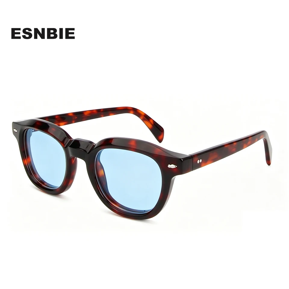 Brand Designer Acetate Round Men Sunglasses Unisex Round Thick Frame High Quality Rivet Design Party Outdoor Glasses Uv400
Brand Designer Acetate Round Men Sunglasses Unisex Round Thick Frame High Quality Rivet Design Party Outdoor Glasses Uv400