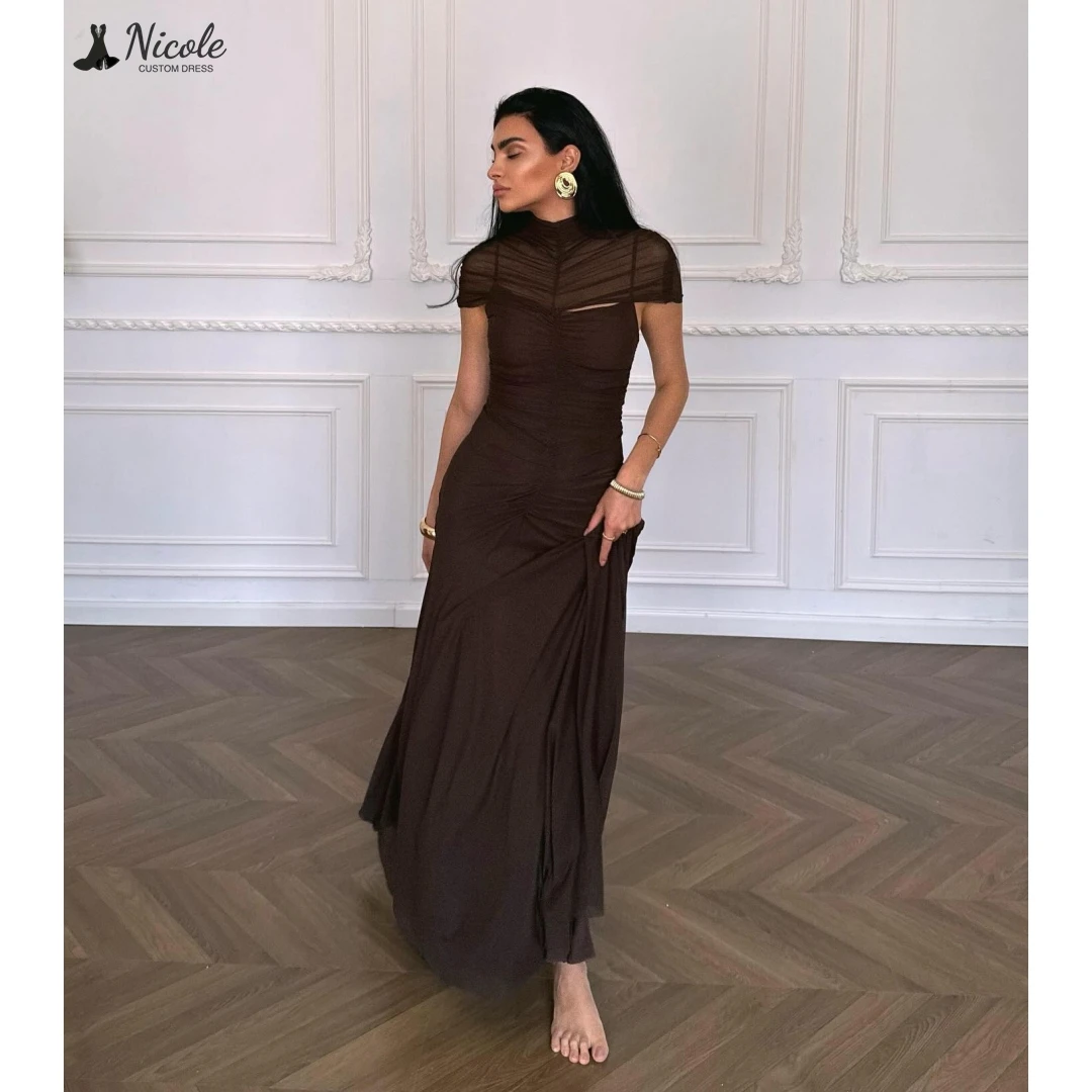 Nicole Custom Made Women's Prom Dress Luxury Evening Dress 2025 Round Collar Ball Gowns Line A Shawl Dresses Robes De Cocktail
Nicole Custom Made Women's Prom Dress Luxury Evening Dress 2025 Round Collar Ball Gowns Line A Shawl Dresses Robes De Cocktail
