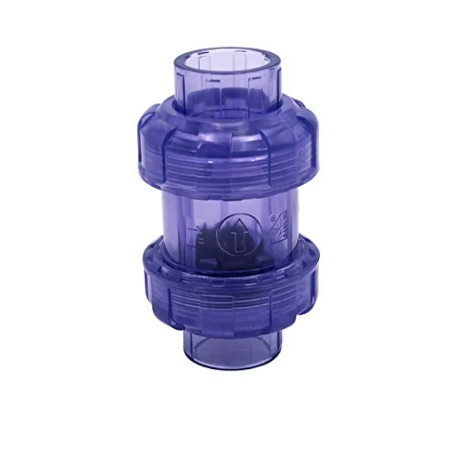 UPVC True Union Swing Check Valve - 1" Slip Swing Full Port Utility Check Valve for Backflow Prevention
UPVC True Union Swing Check Valve - 1" Slip Swing Full Port Utility Check Valve for Backflow Prevention