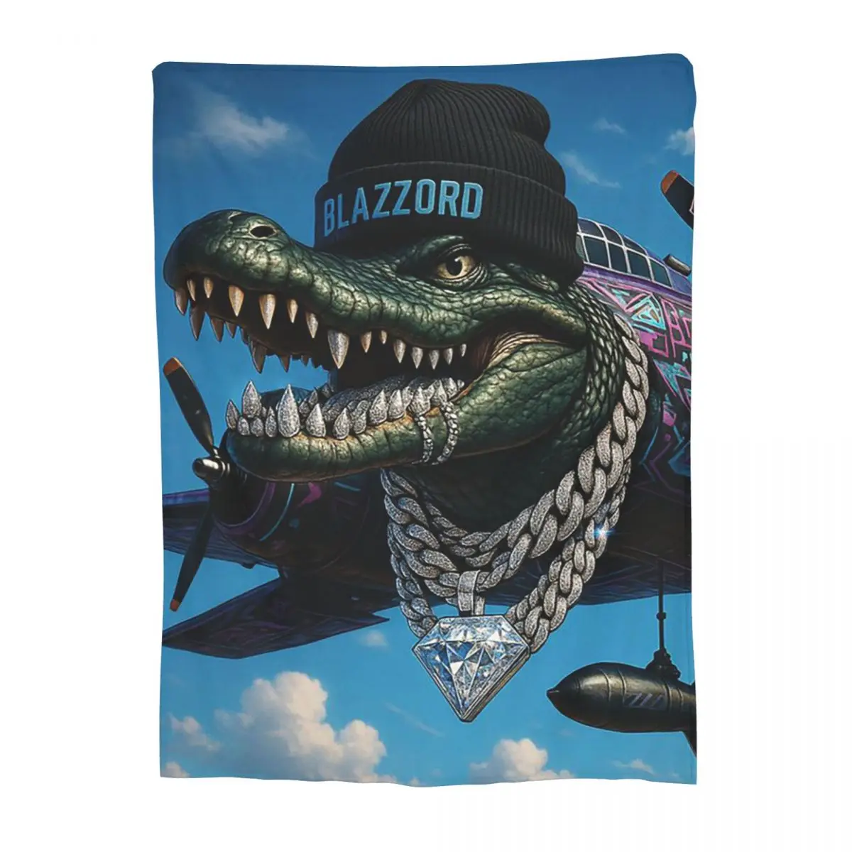 Bombardiro Crocodilo Meme Italian Brainrot Blanket Soft Warm Flannel Throw Blanket Bedding for Bed room Picnic Travel Home Couch
Bombardiro Crocodilo Meme Italian Brainrot Blanket Soft Warm Flannel Throw Blanket Bedding for Bed room Picnic Travel Home Couch
