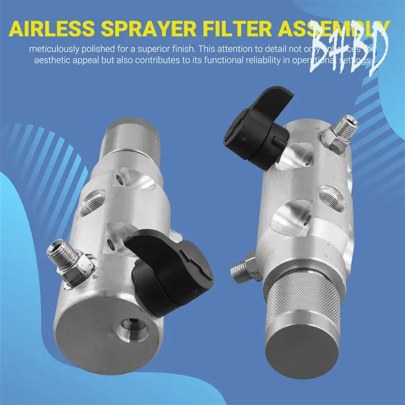 BHBD-Filter Assembly Return Valve Pump Airless Machine Pump Part For 390/395 / 490/495/595 Airless Ssprayer Filter Pump
BHBD-Filter Assembly Return Valve Pump Airless Machine Pump Part For 390/395 / 490/495/595 Airless Ssprayer Filter Pump