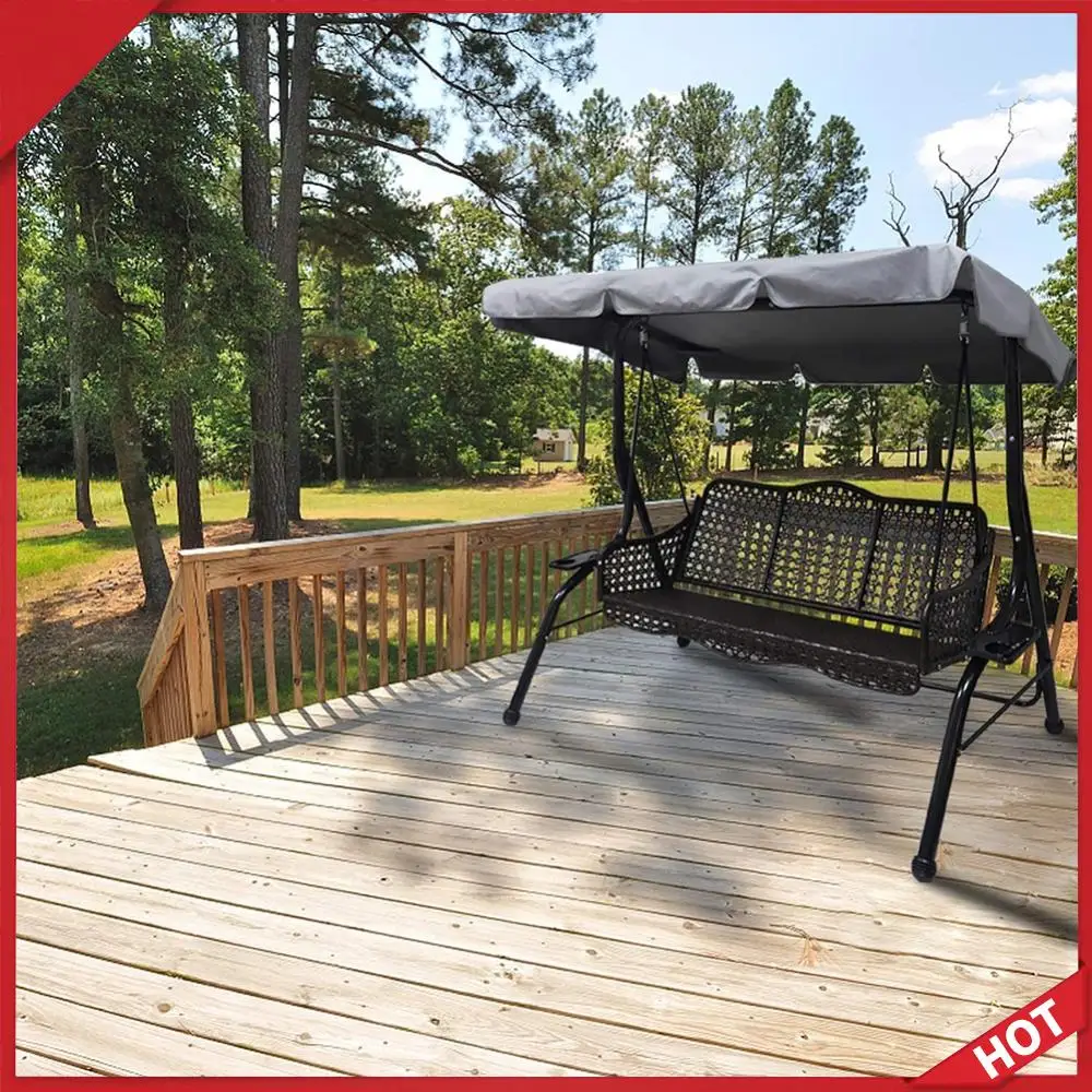 Outdoor Patio Swing Chair Canopy Replacement Waterproof 3 Seat Porch Swing Seat Canopy Swing Canopy Top Cover for Outdoor Swing
Outdoor Patio Swing Chair Canopy Replacement Waterproof 3 Seat Porch Swing Seat Canopy Swing Canopy Top Cover for Outdoor Swing