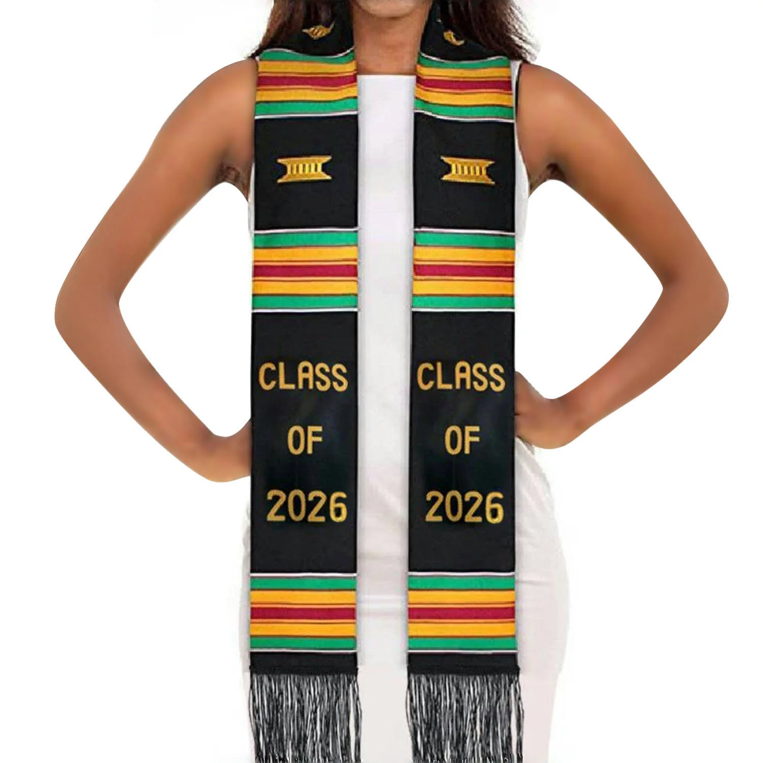 Double Layer Fringe Black Satin Graduation Sash Cordon Adult Ceremony Scarf Shoulder Strap Yang Jing Brand JD085
Double Layer Fringe Black Satin Graduation Sash Cordon Adult Ceremony Scarf Shoulder Strap Yang Jing Brand JD085