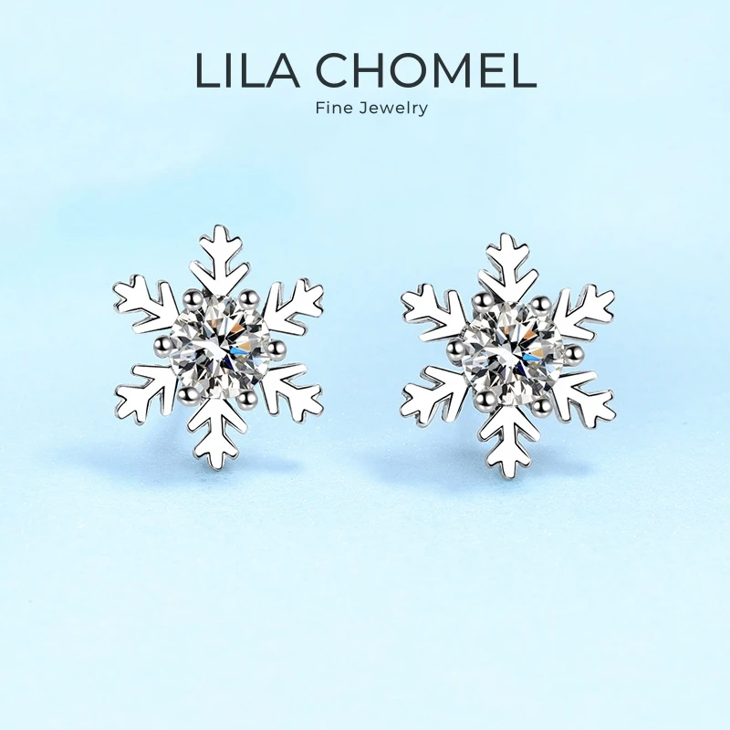 Lover Valentine's Day 18K White Gold Girl Birthday Gift 0.3/0.5/1/2CT Moissanite Diamond Women Wedding PT950 Snowflake Earrings
Lover Valentine's Day 18K White Gold Girl Birthday Gift 0.3/0.5/1/2CT Moissanite Diamond Women Wedding PT950 Snowflake Earrings