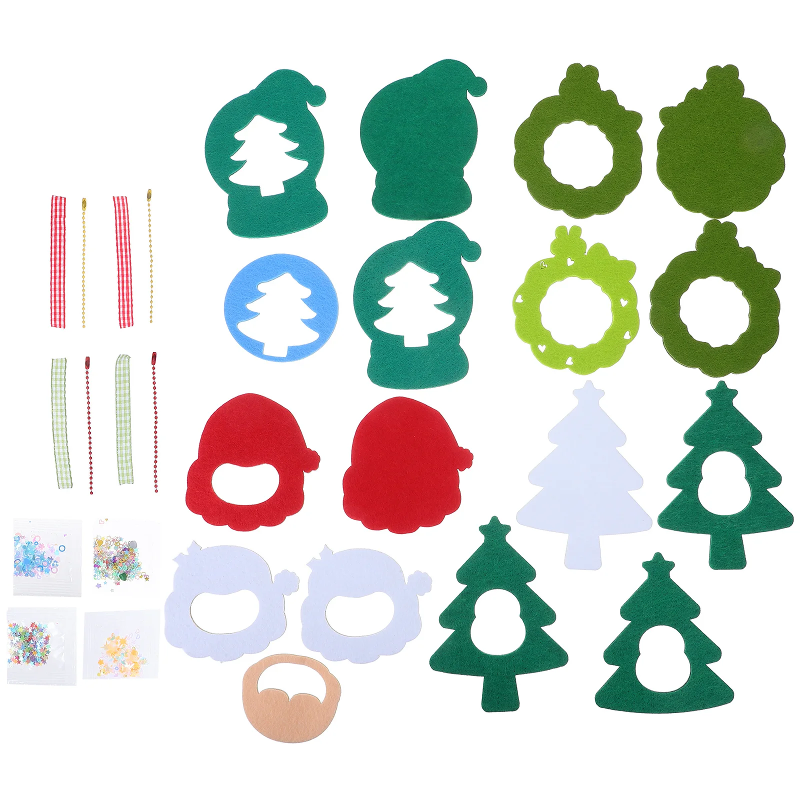 4pcs Diy Christmas Hangings Non-Woven Santa Claus Tree Pendants Holiday Craft Decor Kids Xmas Ornaments Mini Wreath Party Favors
4pcs Diy Christmas Hangings Non-Woven Santa Claus Tree Pendants Holiday Craft Decor Kids Xmas Ornaments Mini Wreath Party Favors