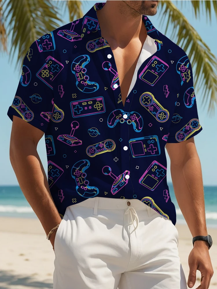 Cool Gaming Machine 3d Digital Printing Men's Shirt Summer Fashion Loose Oversize Shirt Street Hip Hop Casual Short Sleeve Shirt
Cool Gaming Machine 3d Digital Printing Men's Shirt Summer Fashion Loose Oversize Shirt Street Hip Hop Casual Short Sleeve Shirt