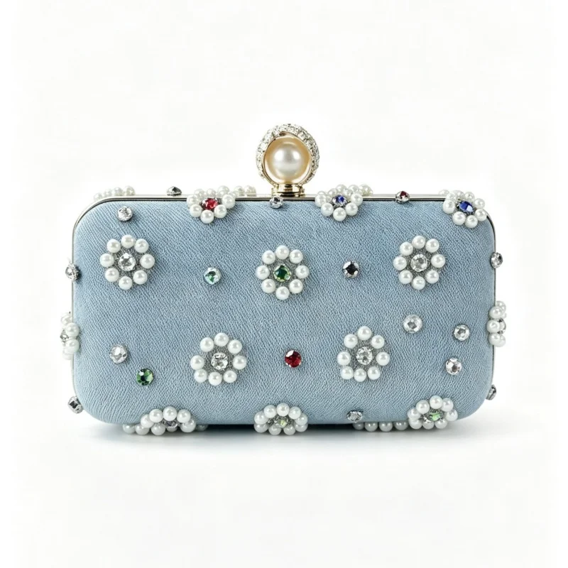 2026 New Fashion Pearl Diamond Flower Banquet Bag Dress Evening Bag Handheld Bag Bridal Bag Handmade Women's Bag
2026 New Fashion Pearl Diamond Flower Banquet Bag Dress Evening Bag Handheld Bag Bridal Bag Handmade Women's Bag