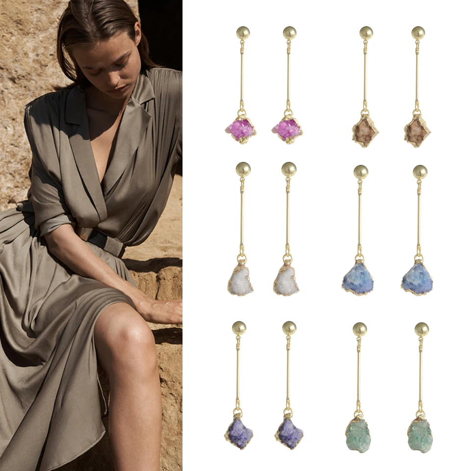 New Strip Pendant Earrings Women's Stainless Steel Earrings Design High Fashion Sense Personality Earrings Party Jewelry Gifts
New Strip Pendant Earrings Women's Stainless Steel Earrings Design High Fashion Sense Personality Earrings Party Jewelry Gifts