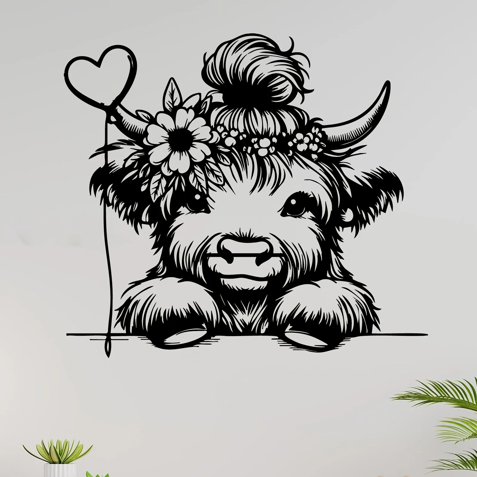 1pc Rustic Iron Wall Art, Highland Cow Metal Decor, Cute Farmhouse Wall Hanging, Rust-Proof Sculpture for Bedroom, Gift for Anim
1pc Rustic Iron Wall Art, Highland Cow Metal Decor, Cute Farmhouse Wall Hanging, Rust-Proof Sculpture for Bedroom, Gift for Anim