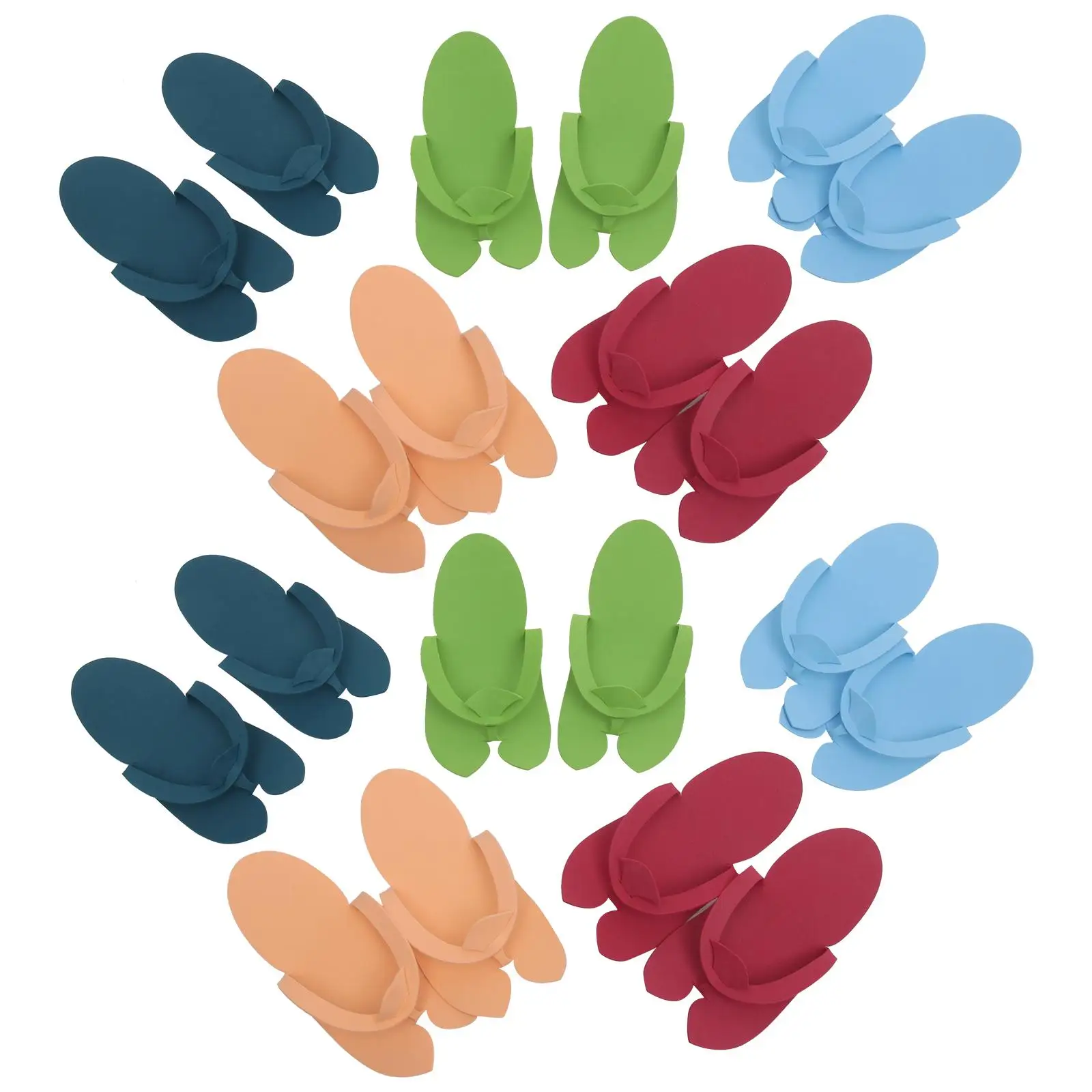 12 Pairs Disposable Pedicure Slippers EVA Foam Single Use Hotel Folding Salon Footwear Anti Fungal Design Spa Bath
12 Pairs Disposable Pedicure Slippers EVA Foam Single Use Hotel Folding Salon Footwear Anti Fungal Design Spa Bath