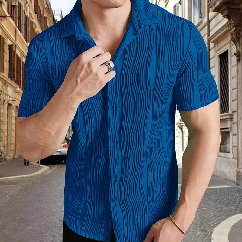 2024 Spring Summer Short Sleeve Buttoned Turn-down Collar Casual Shirt Man Leisure Men Clothing Solid Cardigan Vintage Shirts
2024 Spring Summer Short Sleeve Buttoned Turn-down Collar Casual Shirt Man Leisure Men Clothing Solid Cardigan Vintage Shirts