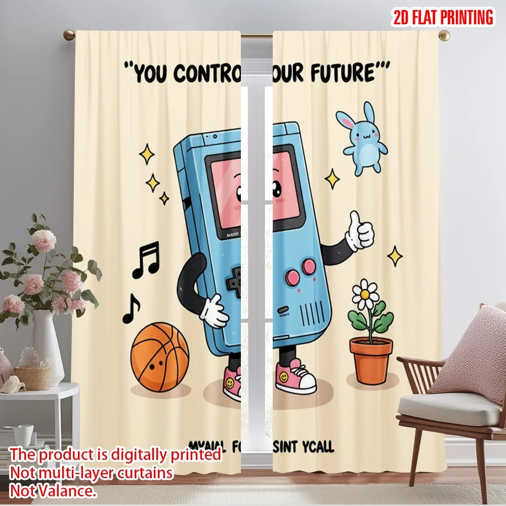 2pcs 2D flat printing Party Curtains Retro Gamer Vintage Polyester Without Electricity Festive Holiday Use for Home Wall Yard
2pcs 2D flat printing Party Curtains Retro Gamer Vintage Polyester Without Electricity Festive Holiday Use for Home Wall Yard