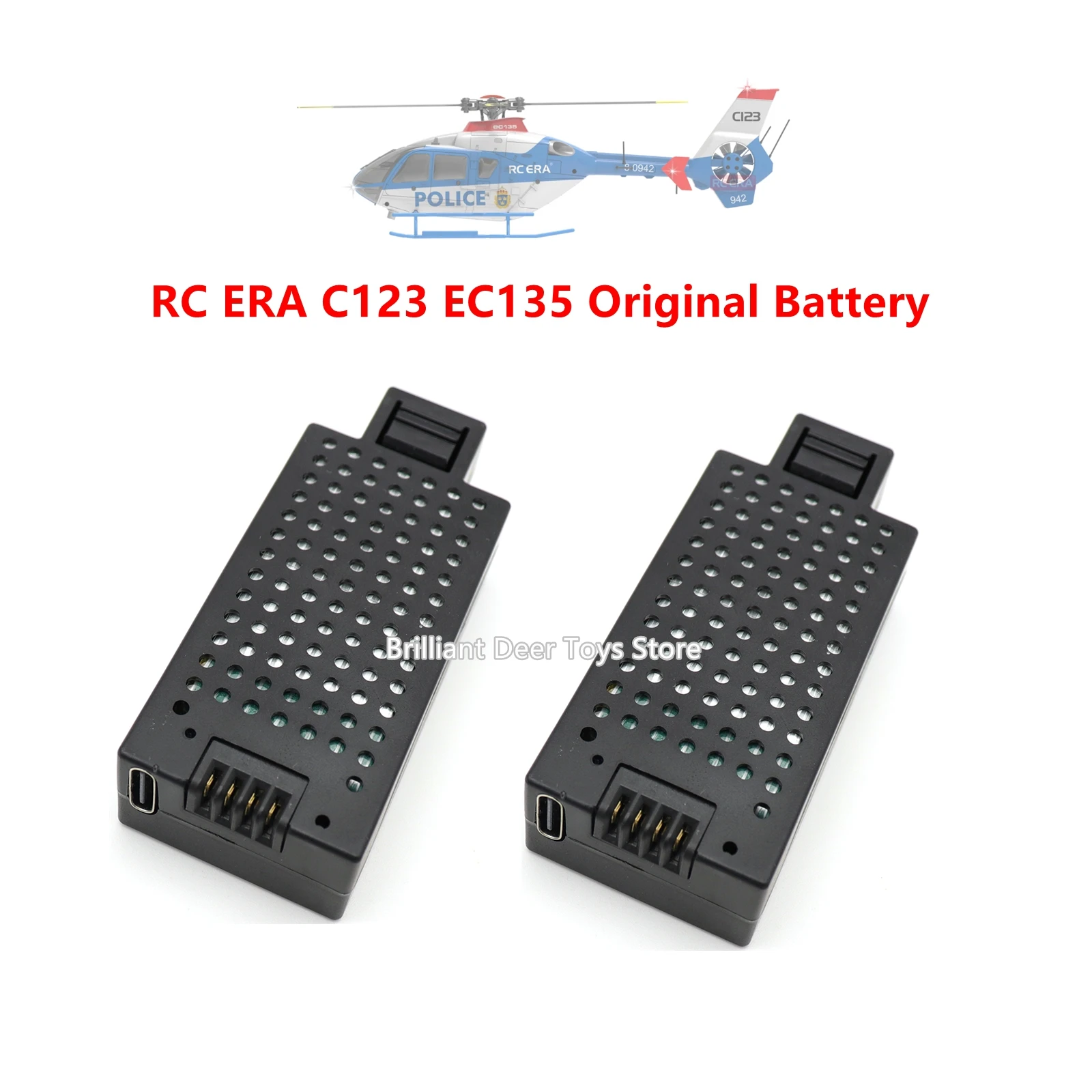 C123 EC135 RC Original Battery Accessories Helicopter Parts
C123 EC135 RC Original Battery Accessories Helicopter Parts