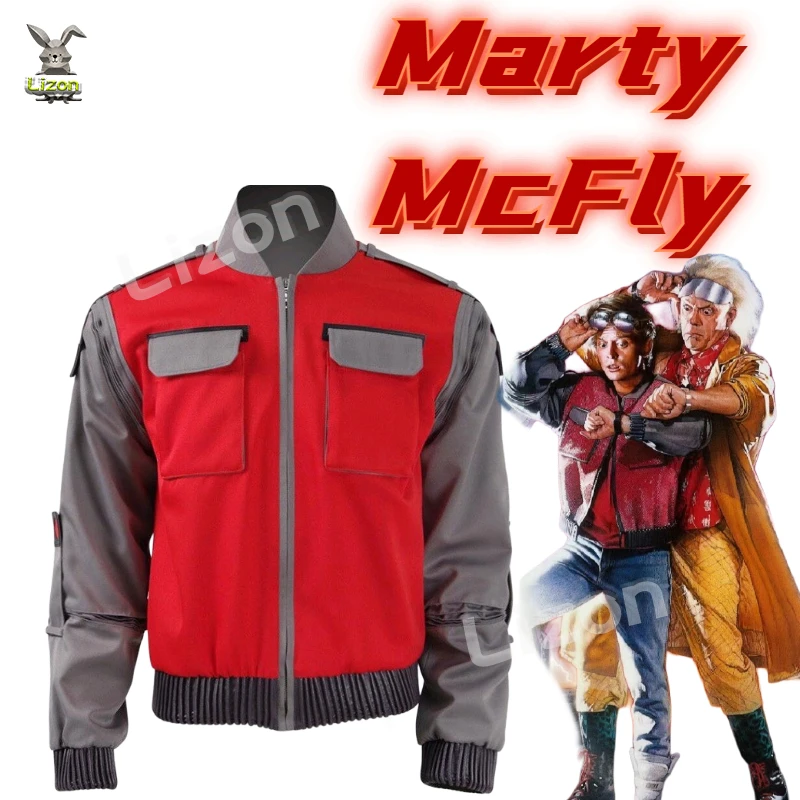 Фильм «Назад в будущее» Jr Marlene Seamus Marty Mcfly Куртка Косплей Костюм Классическая красная оранжевая верхняя одежда Пальто Костюм на Хэллоуин
Фильм «Назад в будущее» Jr Marlene Seamus Marty Mcfly Куртка Косплей Костюм Классическая красная оранжевая верхняя одежда Пальто Костюм на Хэллоуин