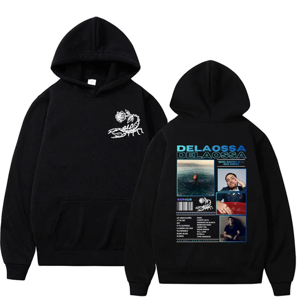 Rapper Delaossa Veneno New Album Tour 2026 Hoodies Men Women Street Hip Hop Trend Long Sleeve Oversized Loose Hooded Sweatshirts
Rapper Delaossa Veneno New Album Tour 2026 Hoodies Men Women Street Hip Hop Trend Long Sleeve Oversized Loose Hooded Sweatshirts