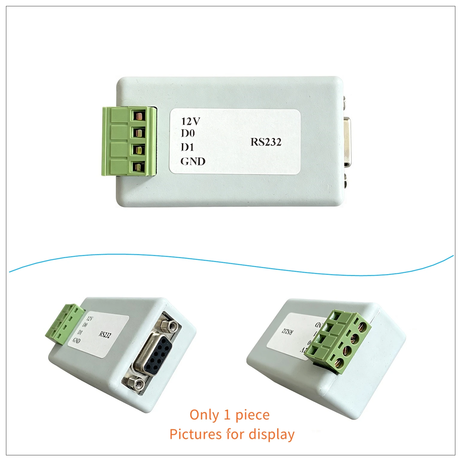 RS232 to WG26 WG34 Converter Bidirectional Wiegand Converter for Door Access Control
RS232 to WG26 WG34 Converter Bidirectional Wiegand Converter for Door Access Control