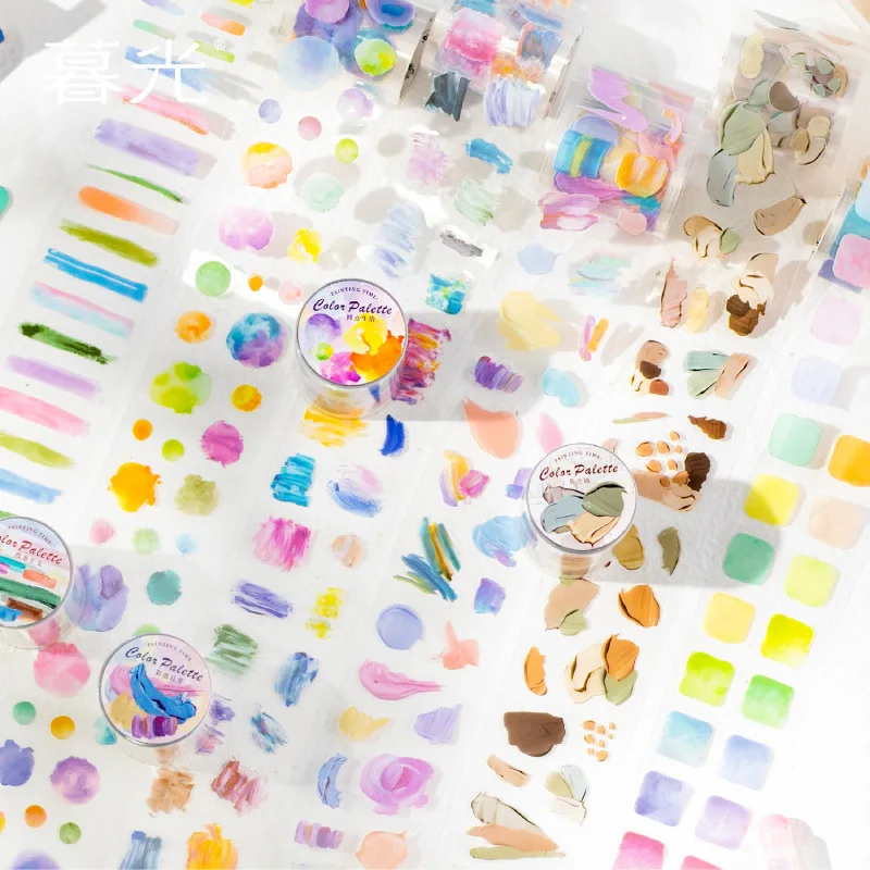 Color Palette Series PET Washi Tapes for Journaling Scrapbooking Crafting Cut and Use as Holographic Stickers in Junk Journal
Color Palette Series PET Washi Tapes for Journaling Scrapbooking Crafting Cut and Use as Holographic Stickers in Junk Journal