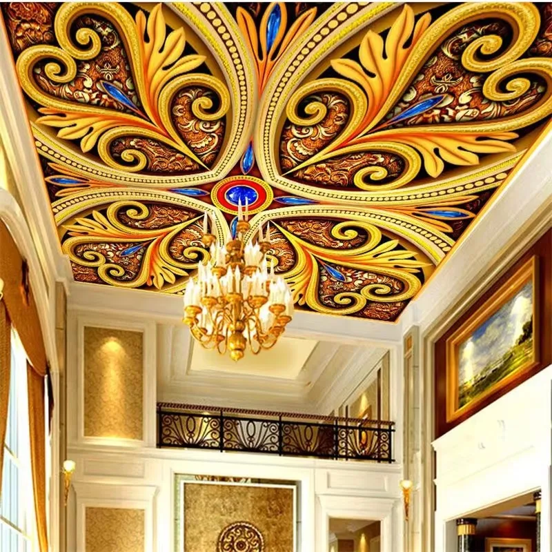 Custom wallpaper 3d large mural European classical pattern luxury sky top floor wallpapers home decor ceiling papel de parede
Custom wallpaper 3d large mural European classical pattern luxury sky top floor wallpapers home decor ceiling papel de parede