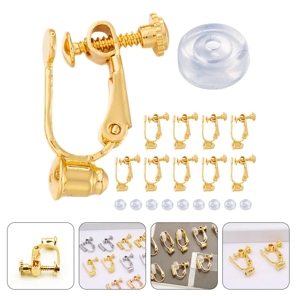 Ear Clip Adapter Safe Clips Components Earrings Accessories DIY Parts Silica Gel Clasps Metal Back Cover Non Pierced Earring
Ear Clip Adapter Safe Clips Components Earrings Accessories DIY Parts Silica Gel Clasps Metal Back Cover Non Pierced Earring