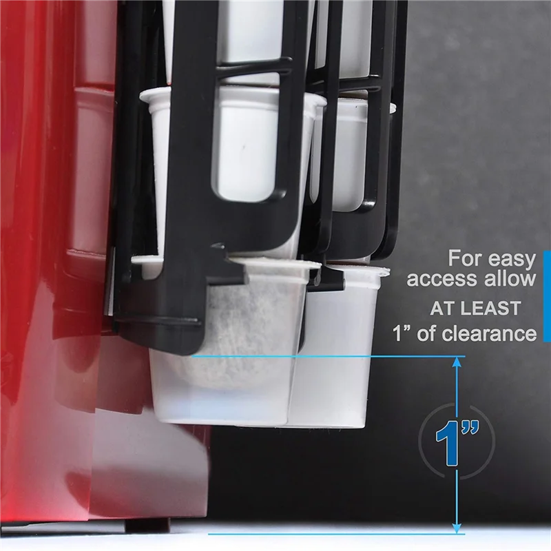 A98E-12Pcs Coffee Pod Holder Side Mount For K Cup Pods Dispenser For Single-Serve Coffee Makers Black
A98E-12Pcs Coffee Pod Holder Side Mount For K Cup Pods Dispenser For Single-Serve Coffee Makers Black