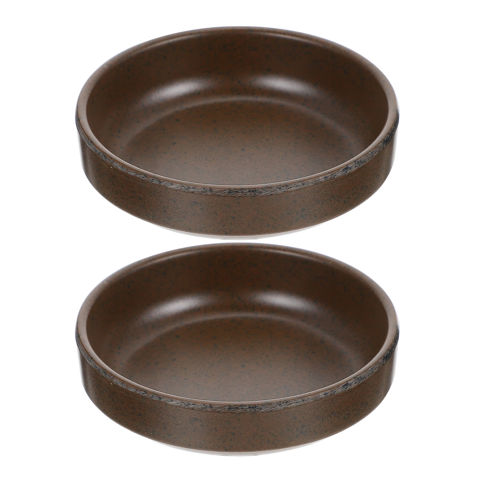 2pcs Melamine Dipping Plates Household Dinner Flavor Seasoning Compact Easy Storage Smooth Safe Brown Soy Bowls
2pcs Melamine Dipping Plates Household Dinner Flavor Seasoning Compact Easy Storage Smooth Safe Brown Soy Bowls