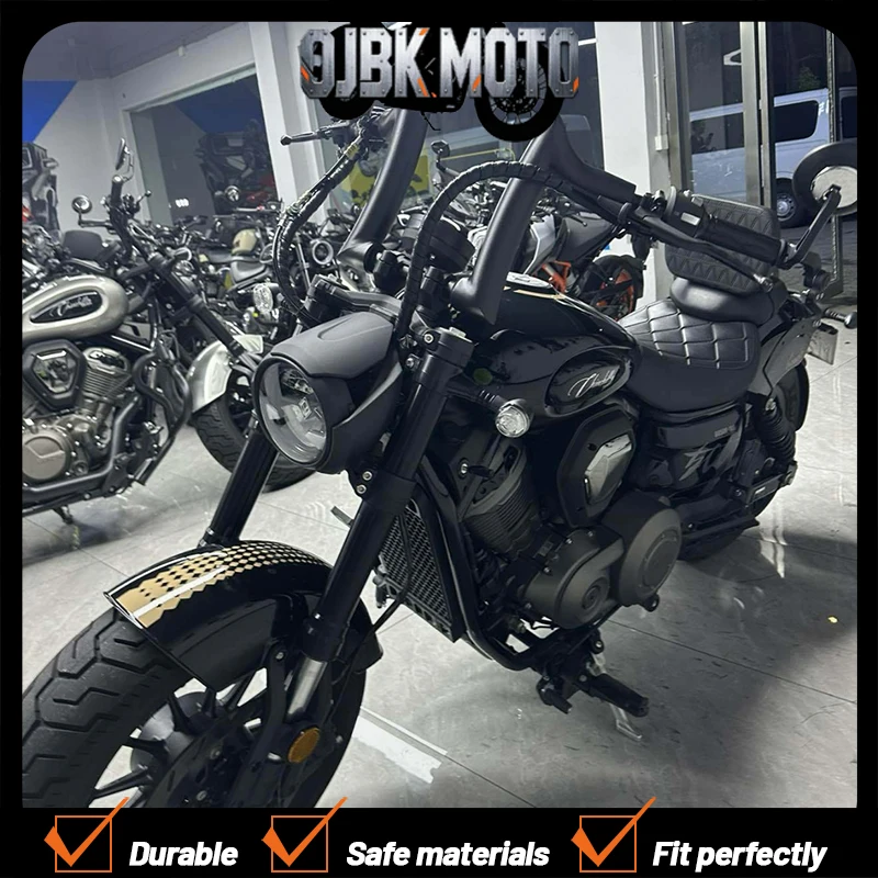 Motorcycle 2 inches thick handle Ape Hanger handlebar compatible Modified handlebars For BENDA Chinchilla 450 Chinchilla 500
Motorcycle 2 inches thick handle Ape Hanger handlebar compatible Modified handlebars For BENDA Chinchilla 450 Chinchilla 500