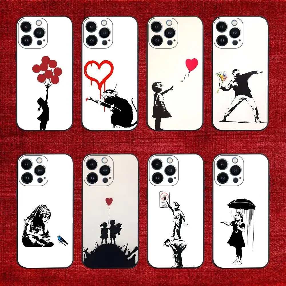 G-Graffiti Artist B-Banksy Phone Case For iPhone 16e,16,15,14,13,12,11,Pro,X,XS,Max,XR,Plus,Mini Soft Black Cover 
G-Graffiti Artist B-Banksy Phone Case For iPhone 16e,16,15,14,13,12,11,Pro,X,XS,Max,XR,Plus,Mini Soft Black Cover
