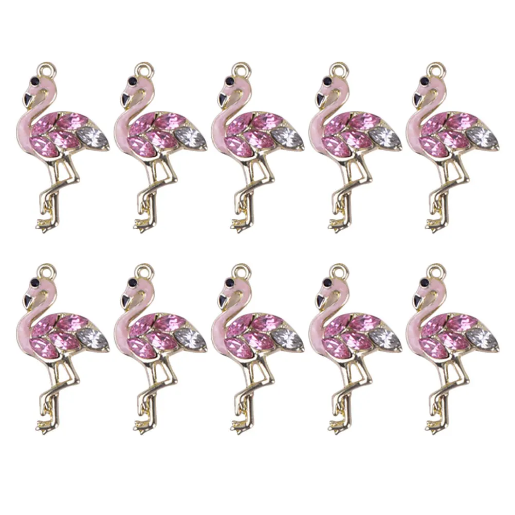 10pcs Flamingo Charms Diy Alloy Earrings Necklace Pendants Ornaments Bracelet Components Jewelry Making Supplies
10pcs Flamingo Charms Diy Alloy Earrings Necklace Pendants Ornaments Bracelet Components Jewelry Making Supplies