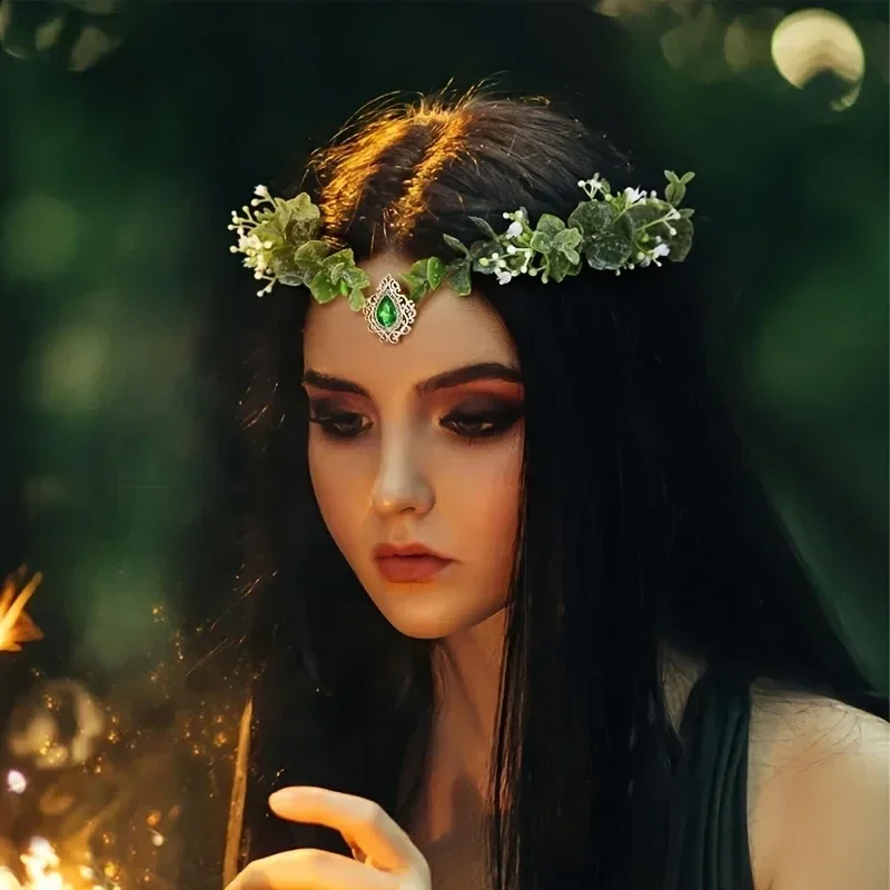 Fairy Flower Leaf Crown Elf Princess Headdress Elf Headdress Cosplay Halloween Costume Photoshoot Wedding
Fairy Flower Leaf Crown Elf Princess Headdress Elf Headdress Cosplay Halloween Costume Photoshoot Wedding