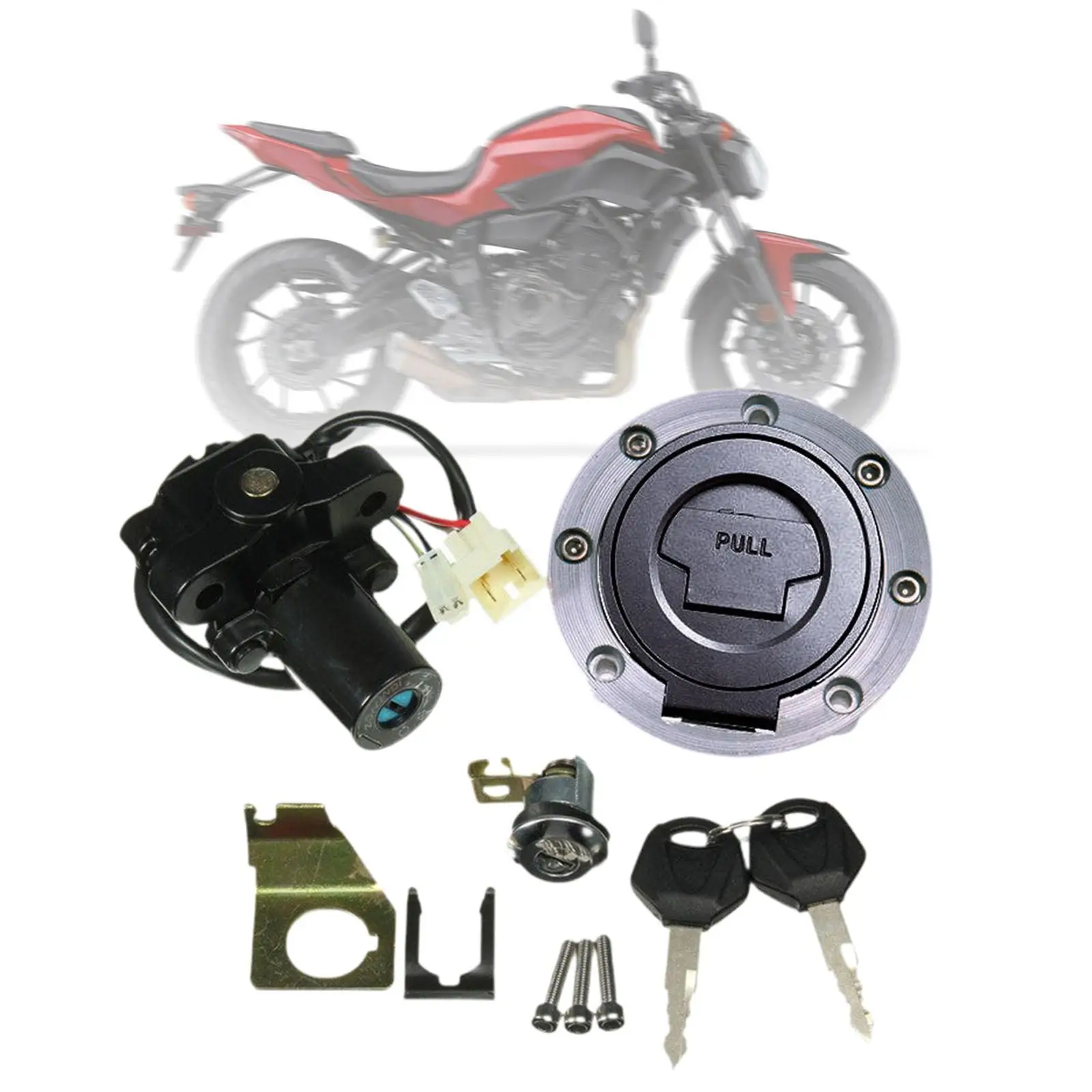 Ignition Switch Lock Key Fuel Cap Set Spare Parts Portable Premium High Performance Replacement Accessory for Yamaha FZ6
Ignition Switch Lock Key Fuel Cap Set Spare Parts Portable Premium High Performance Replacement Accessory for Yamaha FZ6