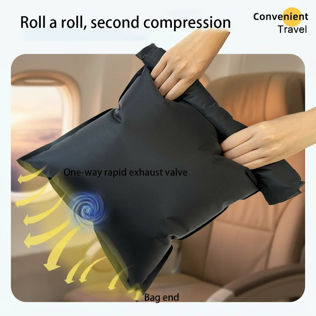 New Reusable Hand Roll Vacuum Bags Dustproof Portable Vacuum Compression Bag Space Saver Luggage Vacuum Storage Bag for Travel
New Reusable Hand Roll Vacuum Bags Dustproof Portable Vacuum Compression Bag Space Saver Luggage Vacuum Storage Bag for Travel