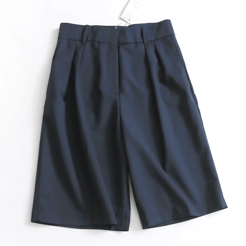 High Waist Pleated Illusion Tall Straight Leg Casual Pants Women's Pocketed Commuter Versatile Summer New Style Casual Pants
High Waist Pleated Illusion Tall Straight Leg Casual Pants Women's Pocketed Commuter Versatile Summer New Style Casual Pants