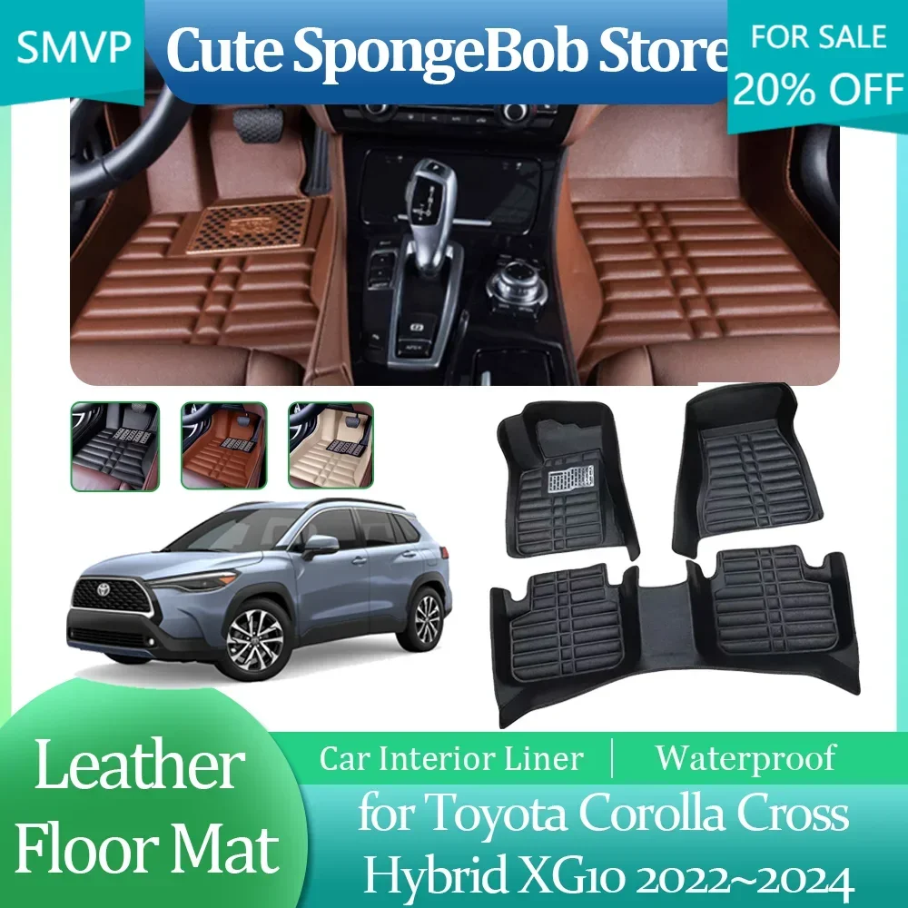 For Toyota Corolla Cross Hybrid XG10 2022~2024Car Leather Floor Mat Foot Interior Liner Waterproof Carpet Pad Custom Accessorie
For Toyota Corolla Cross Hybrid XG10 2022~2024Car Leather Floor Mat Foot Interior Liner Waterproof Carpet Pad Custom Accessorie
