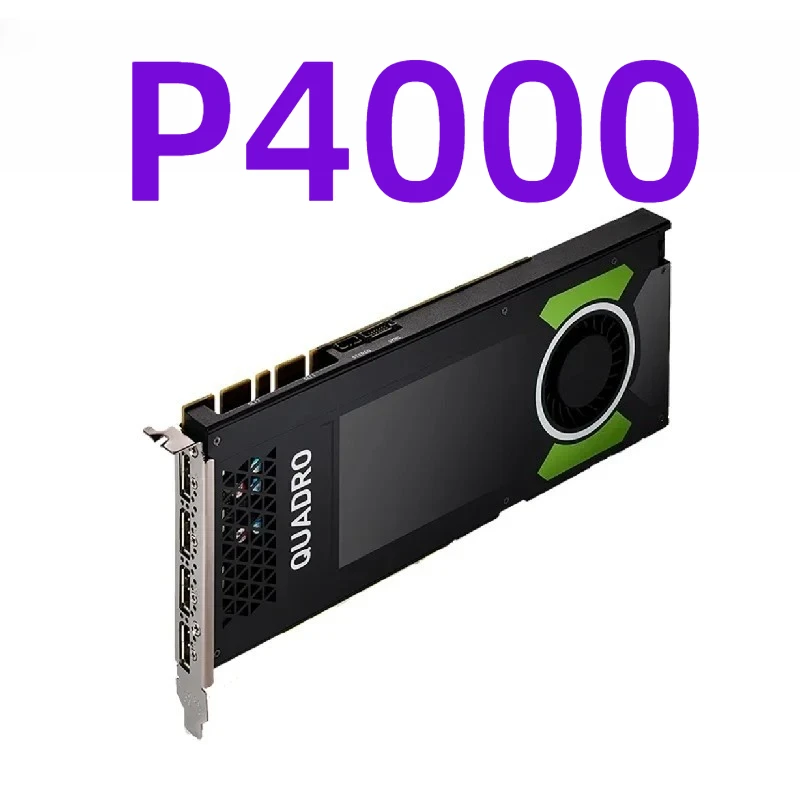 Original Quadro P4000 8GB Professional Graphics Graphics Card P40008GB QuadroP40008GB for Video 3D Rendering
Original Quadro P4000 8GB Professional Graphics Graphics Card P40008GB QuadroP40008GB for Video 3D Rendering